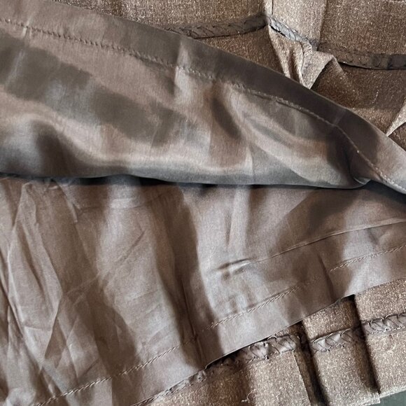 Vintage Y2K Studio M Brown Pleated Lined Mini Skirt Sz 14 – Preppy Academia Nord - Picture 8 of 8
